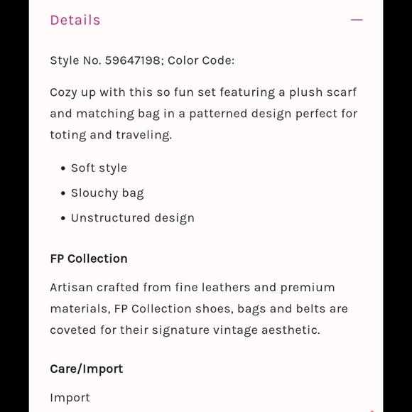 ๐ Free People Carry On Rainbow & Scarf sweater knit tote Bag set - Picture 4 of 11